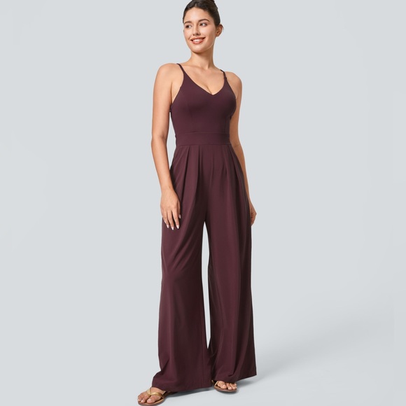 HALARA Pants - HALARA Deep Wine Jumpsuit